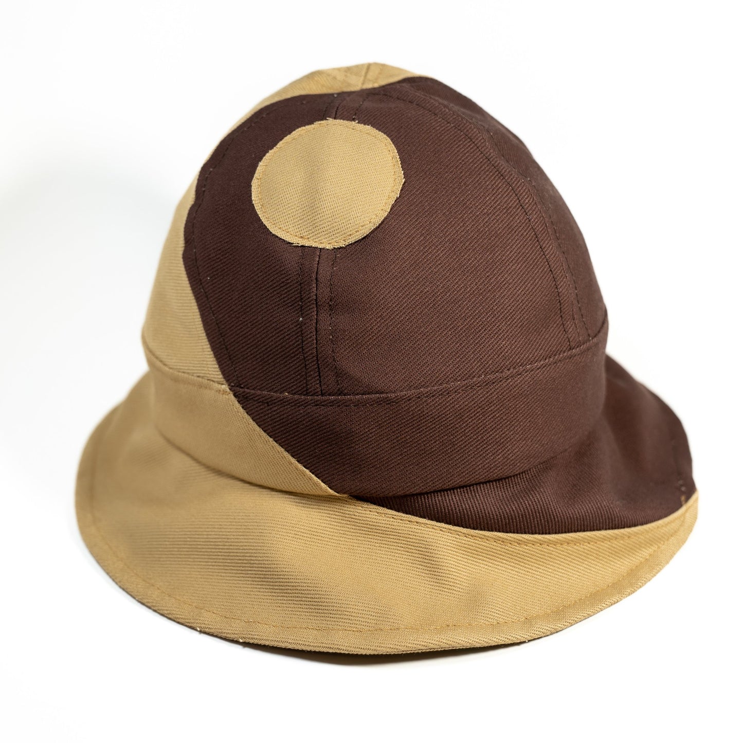 Ying yang brown and tan