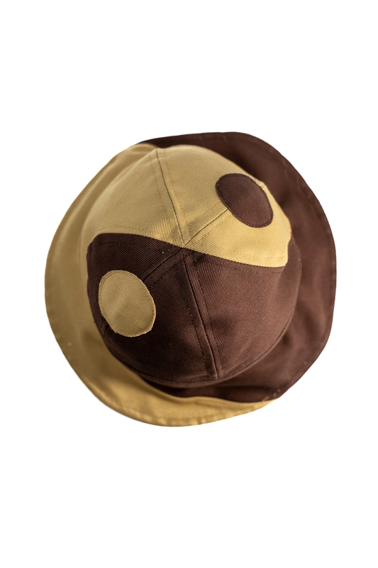 Ying yang brown and tan